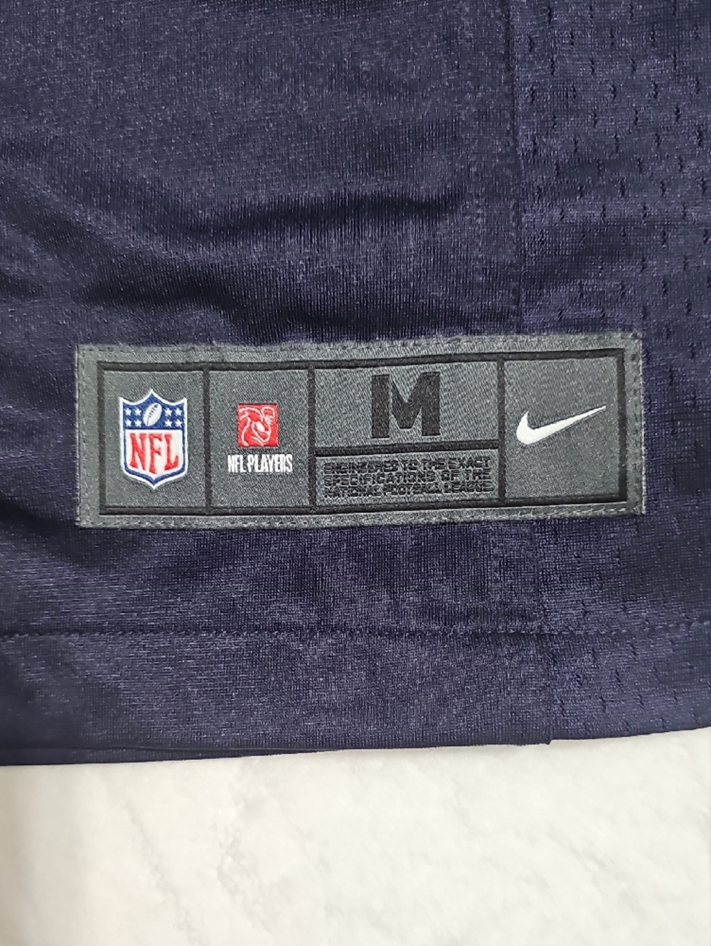 Nike Texans #4 DeShaun Watson Navy and Red Game Jersey - Picture 6 of 6